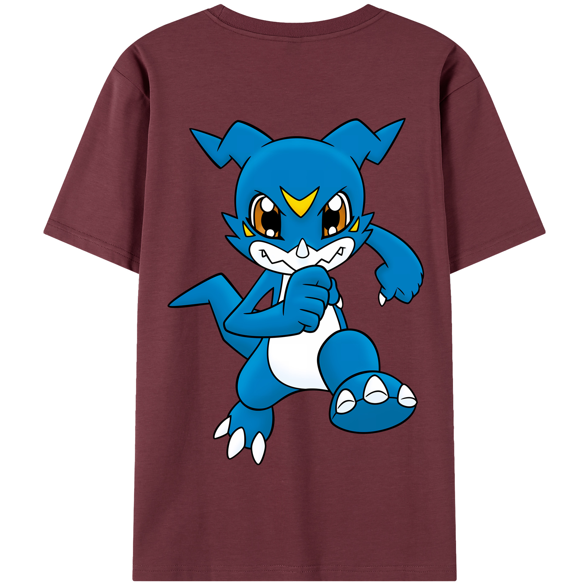 （画像用） Digimon デジタルモンスター/デジモン 綿100％半袖Tシャツ（背面プリント）
